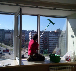 Мытье окон в однокомнатной квартире Сузун